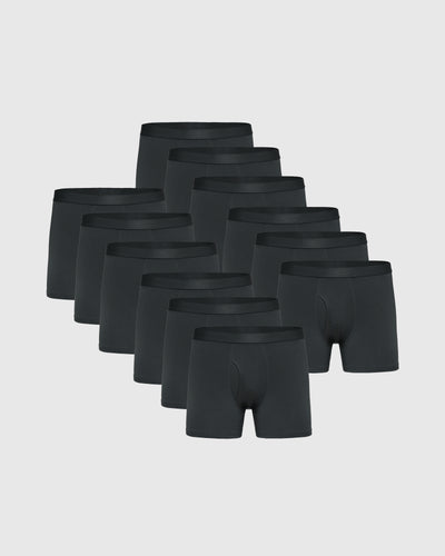 Carbon Boxer Trunks W/ Fly 12-Pack