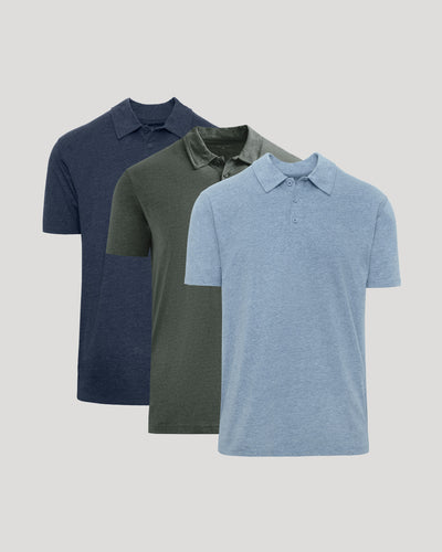 Klassisches Polo (3‑Pack)