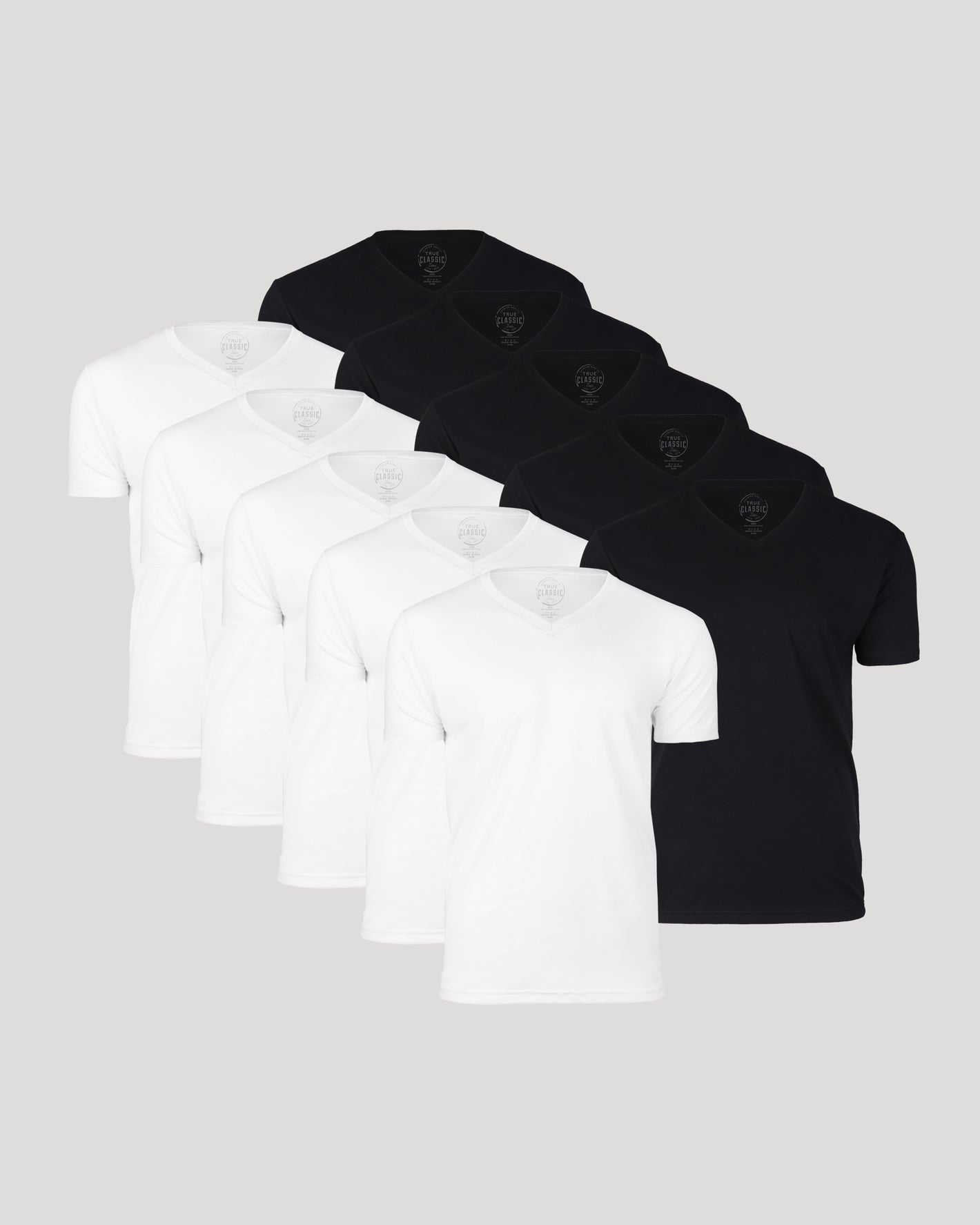 Black & White V-Neck 10-Pack