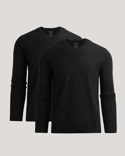 Dressy V‑Neck Sweater (2‑Pack)
