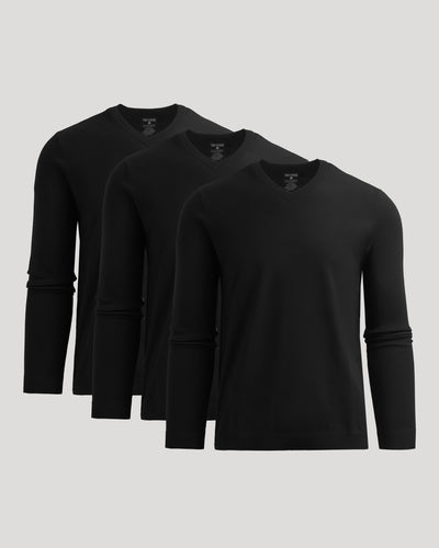 Dressy V‑Neck Sweater (3‑Pack)