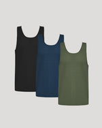Sleeveless Active Mesh Tank 3-Pack