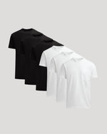 Black & White Heavyweight Pocket Crew 6-Pack