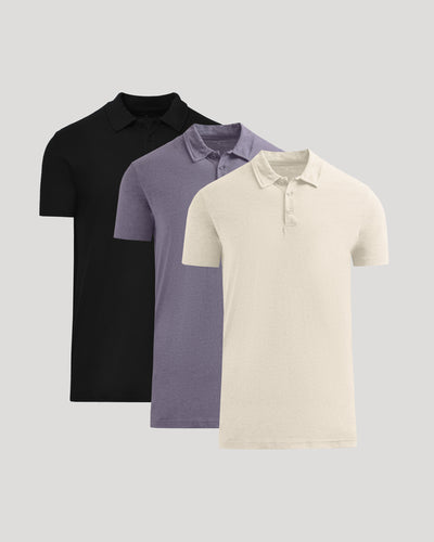 Tall Classic Polo (3‑Pack)