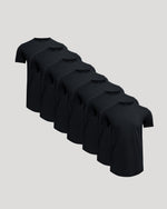 Tall Pima Cotton Blend Curved Hem Crew 7-Pack