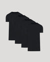 Tall Pima Cotton Blend Crew 4-Pack
