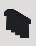 Tall Pima Cotton Blend Crew 4-Pack