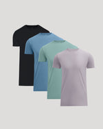 Tall Pima Cotton Blend Crew 4-Pack