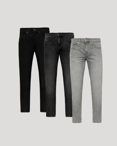 Slim Authentic Denim Jeans 3-Pack