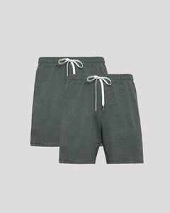 True ClassicCharcoal Active Comfort Shorts 2-Pack