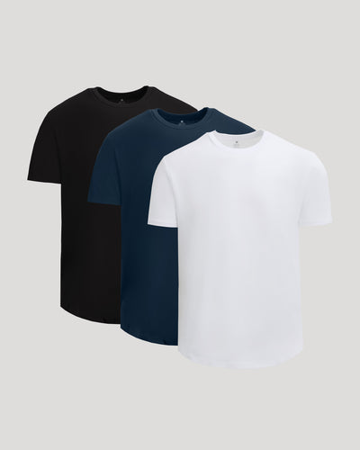 Short Classic Curved Hem Crew