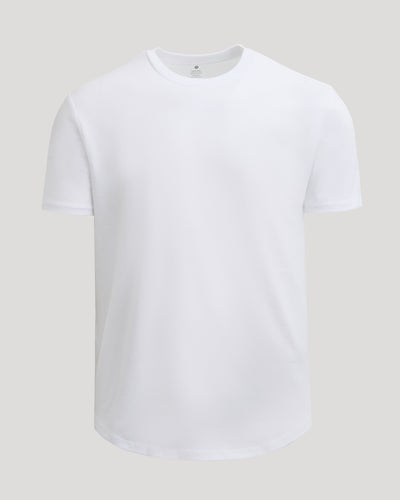 Short Classic Curved Hem Crew