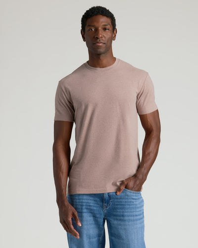 Classic Crew Neck - Dark Heather Truffle