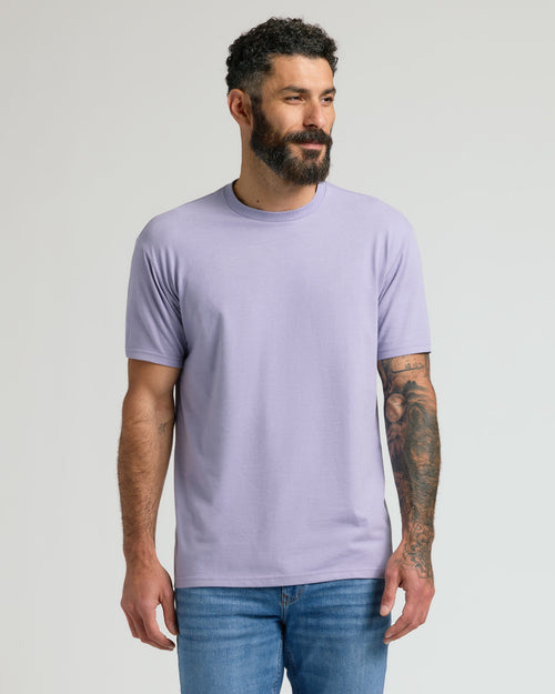 Heather Dark Orchid Heather Dark Orchid Classic Crew Neck