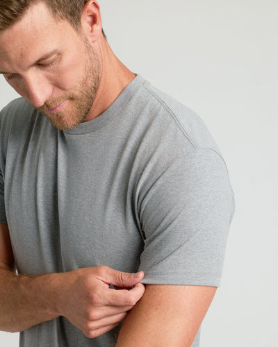 All Heather Gray Classic Crew 3-Pack