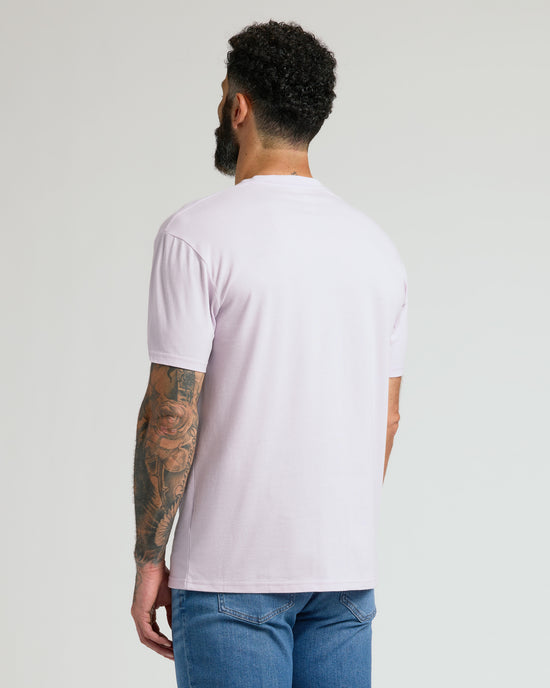 Sleeveless Double Ruffle Tee in Orchid main image 1