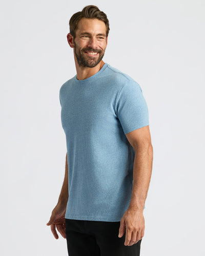 Classic Crew Neck - Heather Indigo