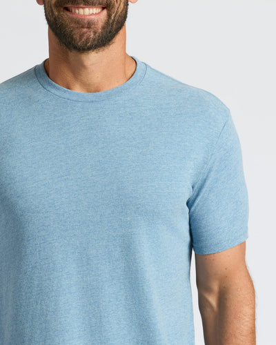 Classic Crew Neck - Heather Indigo