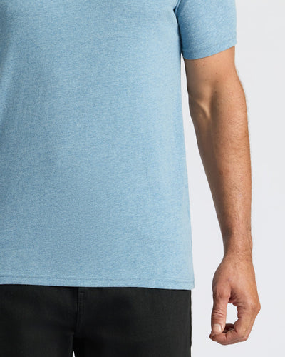 Classic Crew Neck - Heather Indigo