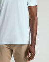 Icicle Classic Crew Neck T-shirt worn with khaki pants.