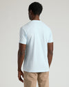 Back view of Icicle Classic Crew Neck T-shirt on man.