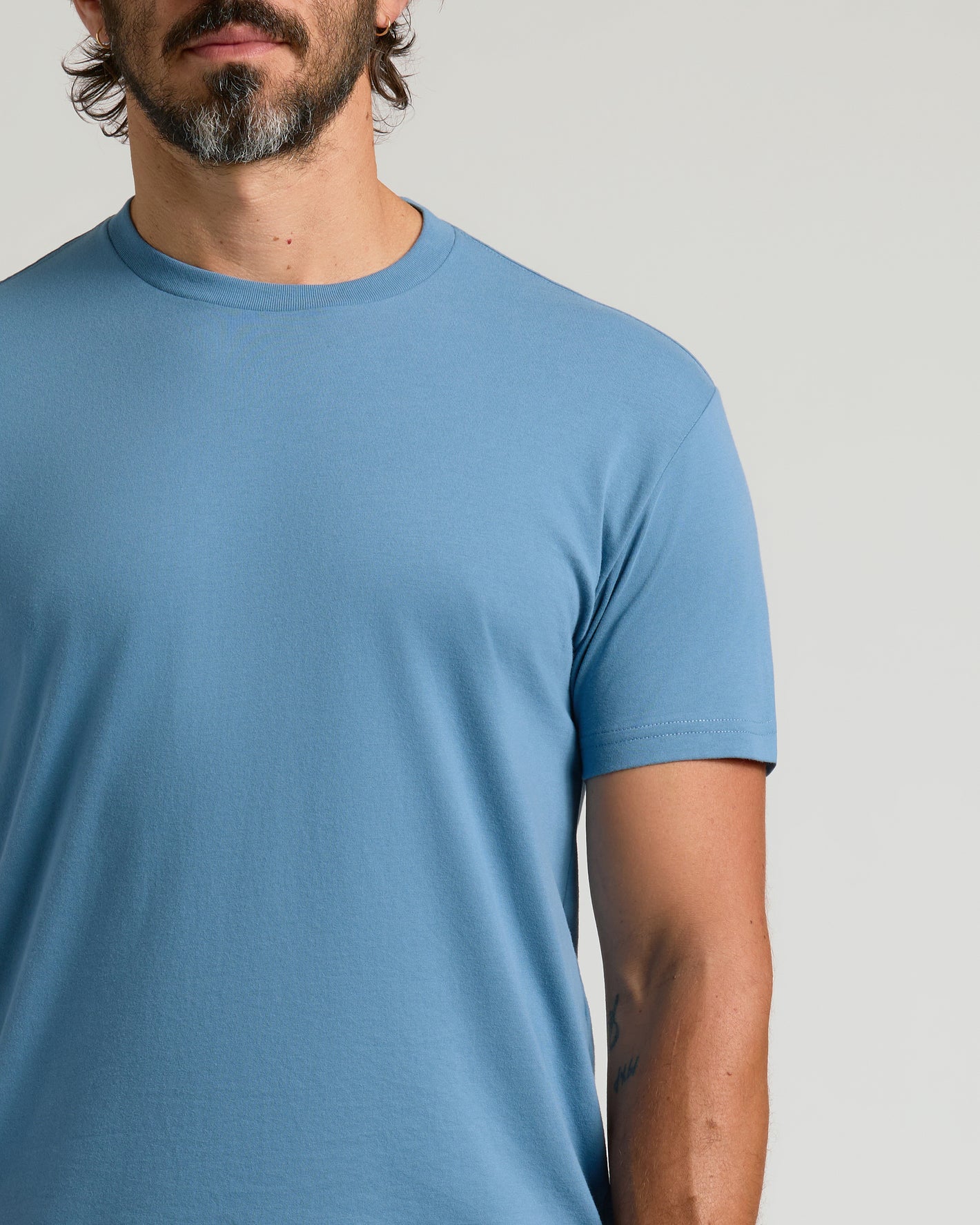 Sapphire Short Sleeve Crew Neck T Shirt