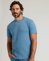 Sapphire Short Sleeve Crew Neck T Shirt