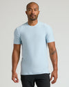 Man wearing Limited Spring Active Crew 6-Pack T-shirt, relaxed pose.