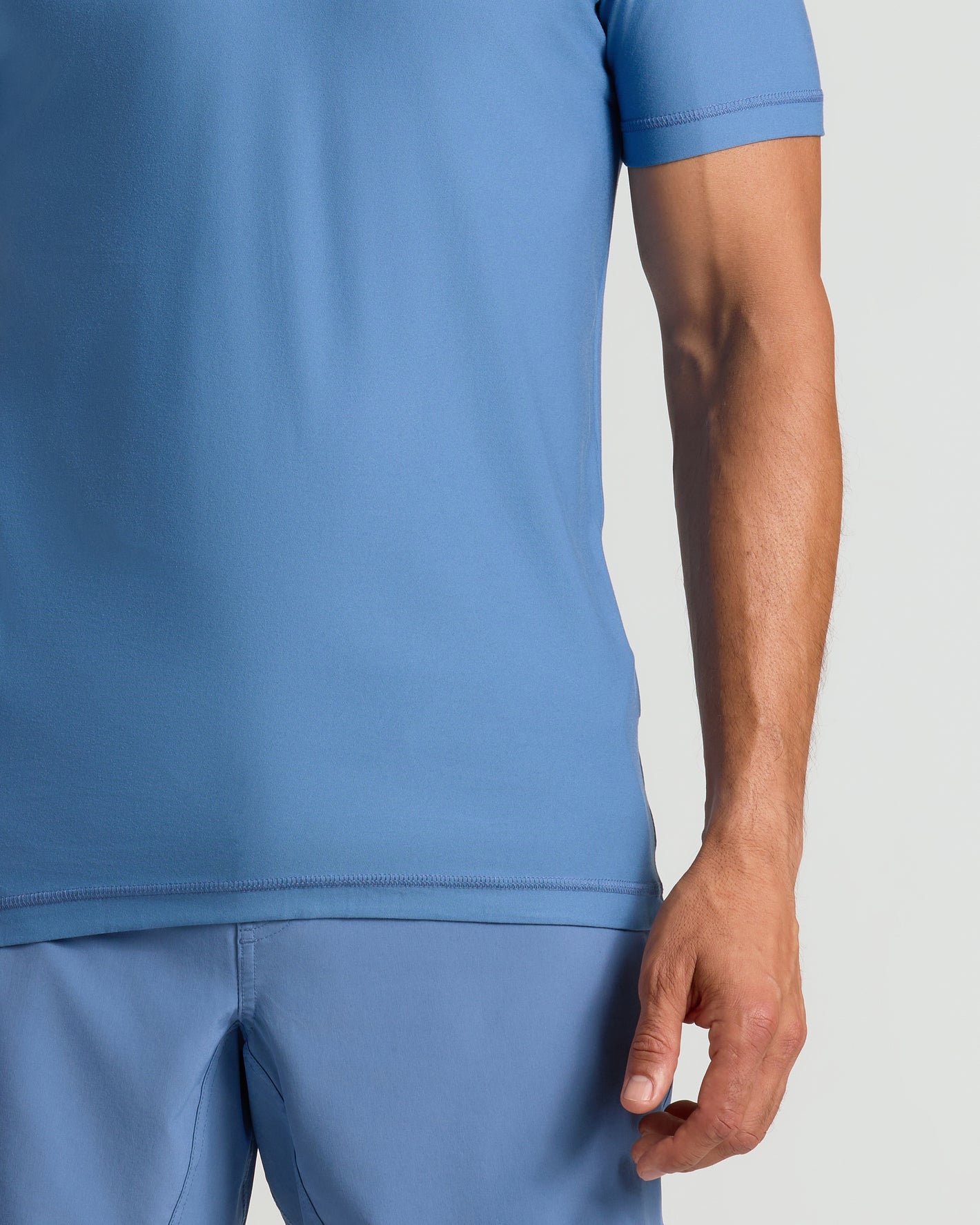 Azul Active Crew Neck Tee worn by male model.