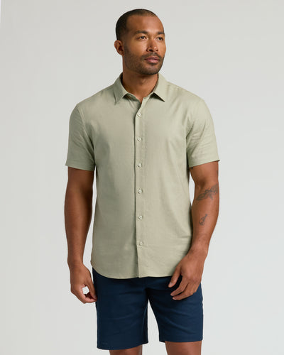 The Staple Short Sleeve Linen Shirt 3-Pack