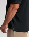 Black Premium Pima Polo