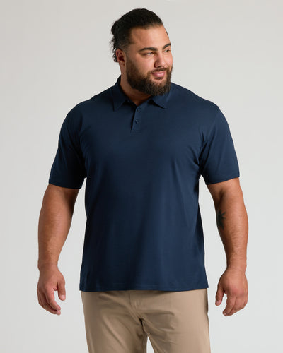 Premium Pima Polo - Navy