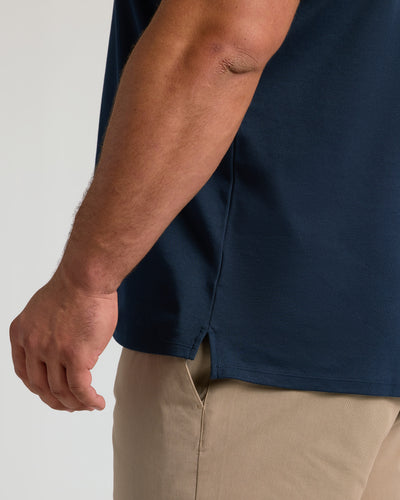Premium Pima Polo - Navy