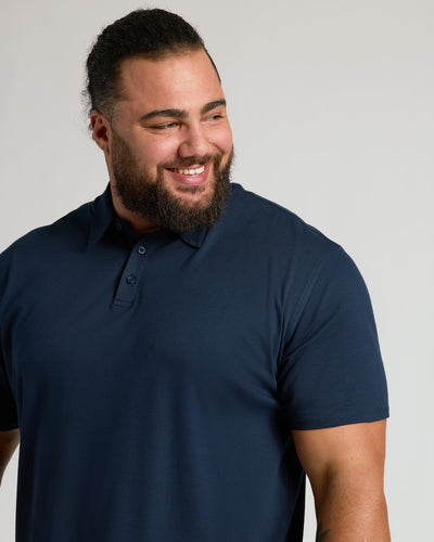 Premium Pima Polo - Navy