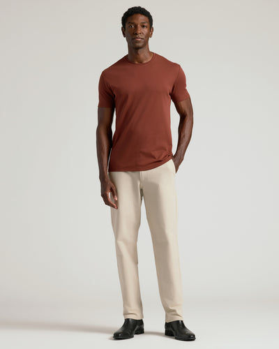 Premium Pima Crew Neck - Chestnut