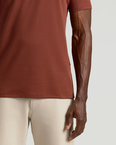 Premium Pima Crew Neck - Chestnut