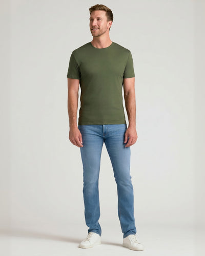Pima Cotton Blend Crew (2‑Pack)