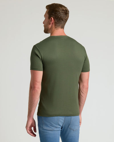 Pima Cotton Blend Crew (2‑Pack)