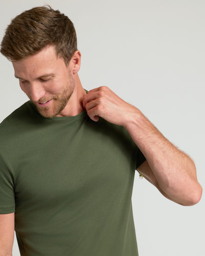Premium Pima Crew Neck - Grove