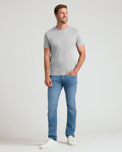 Premium Pima Crew Neck - Steel