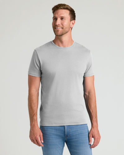 Premium Pima Crew Neck - Steel
