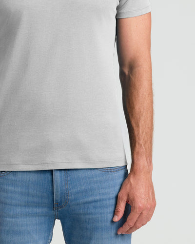 Premium Pima Crew Neck - Steel