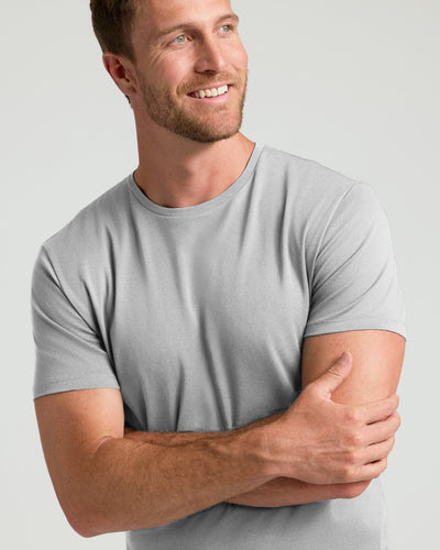 Premium Pima Crew Neck - Steel