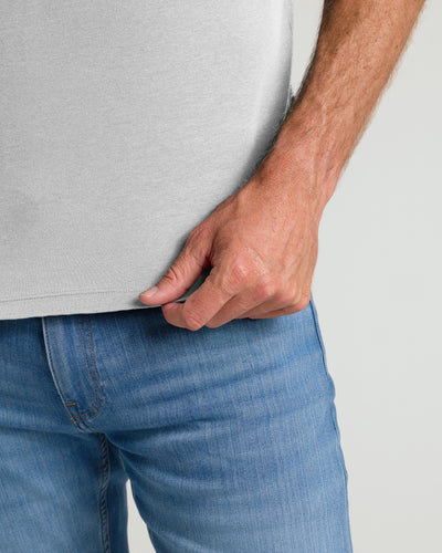 Premium Pima Crew Neck - Steel