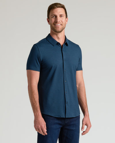 performance dress shirts White Short Sleeve Performance Dress Shirt | White Short Sleeve Performance Dress Shirt