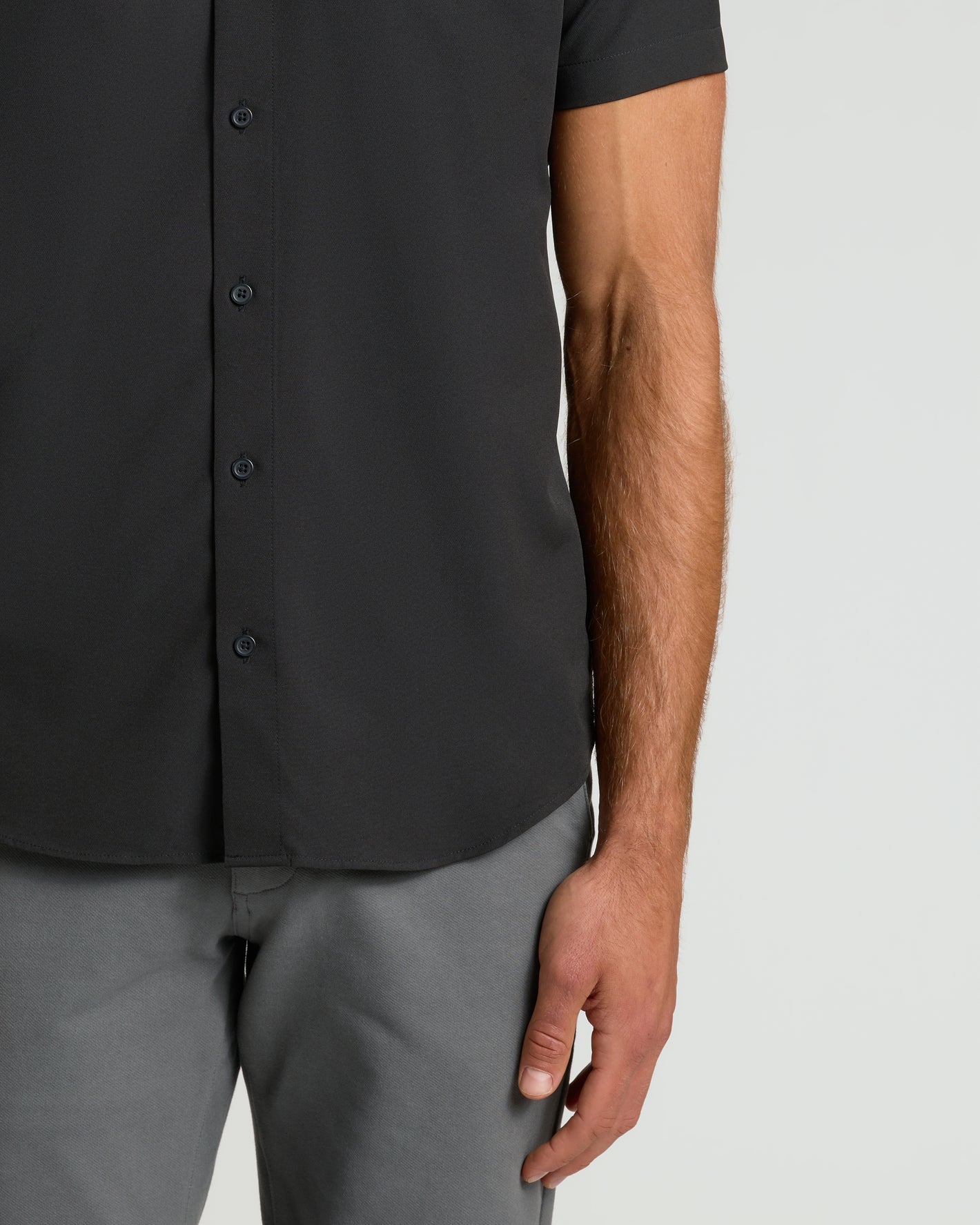 Black Performance Dress Shirt