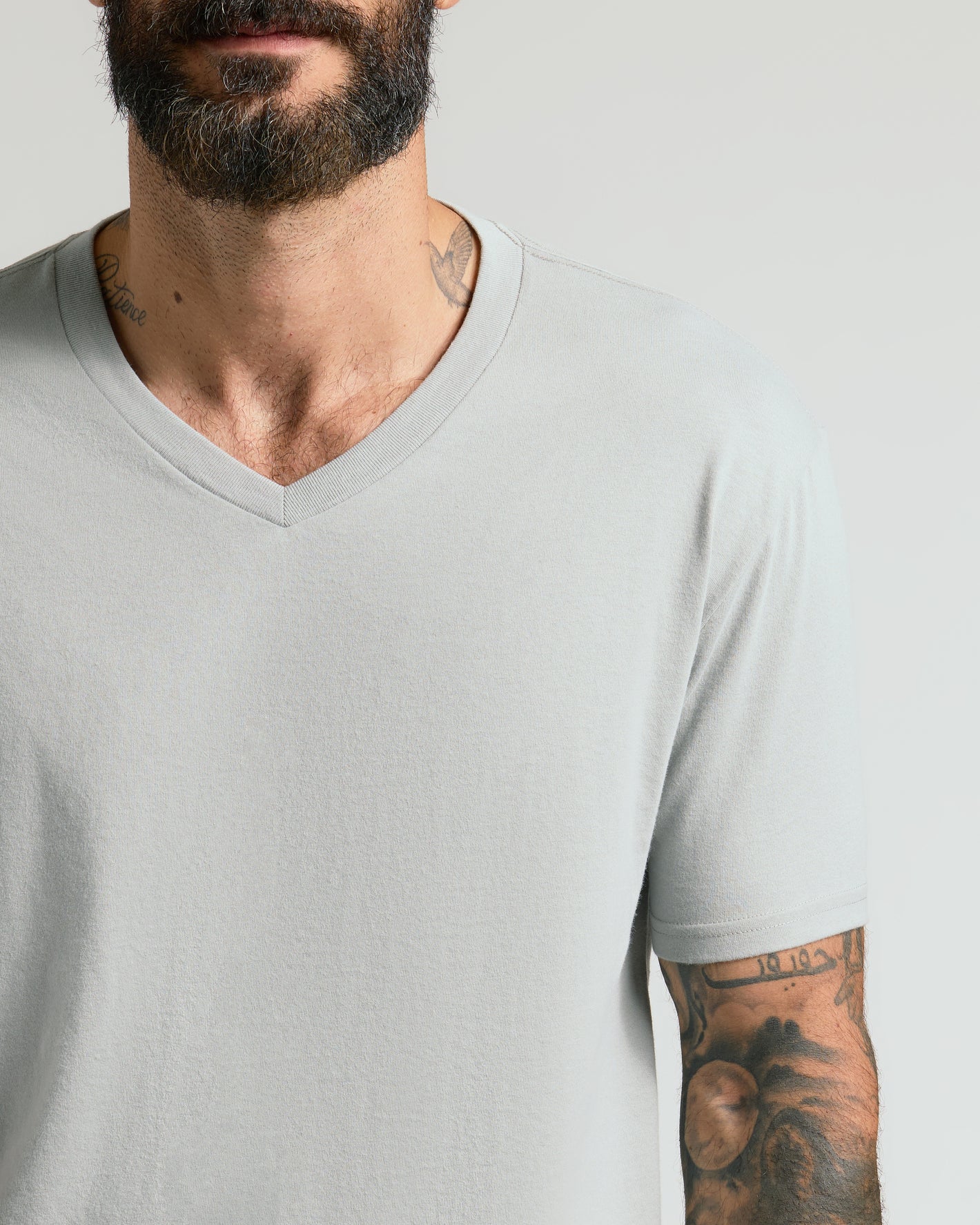 Steel V-Neck T-Shirt | Steel Short Sleeve Vee Neck T-Shirt | True Classic