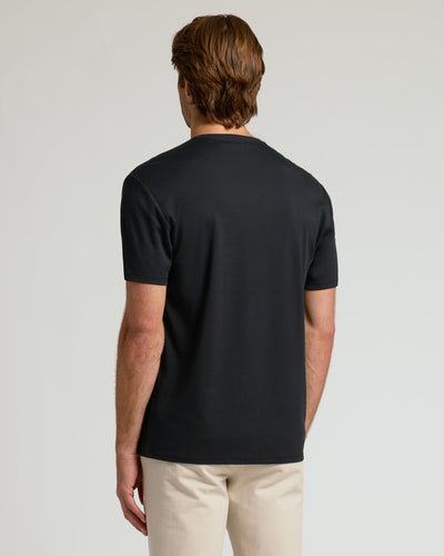 Premium Pima V-Neck - Black