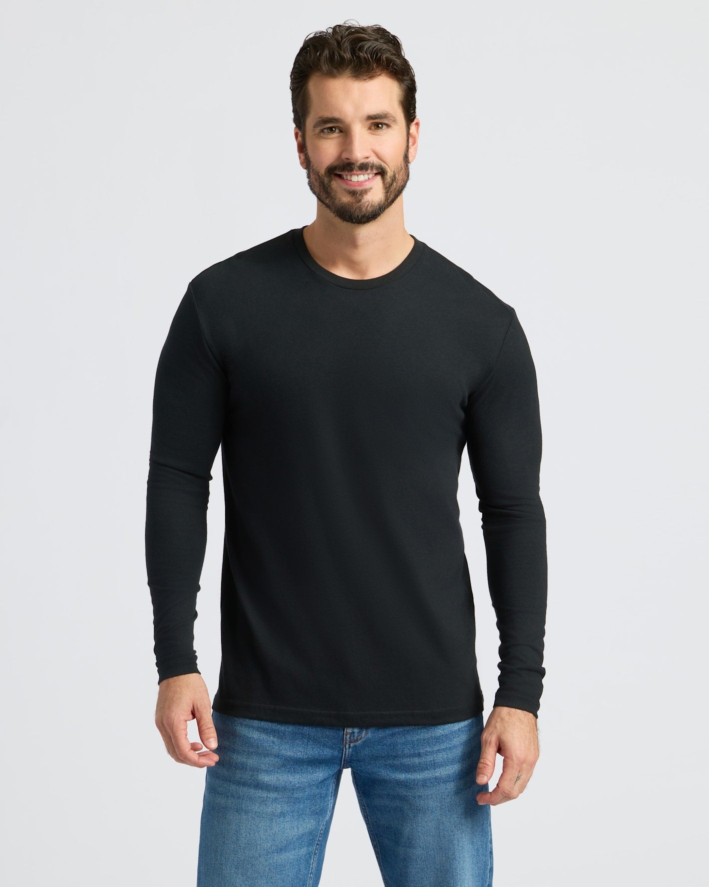 Evergreen Heather Crew Neck Long Sleeve | Evergreen Heather Long