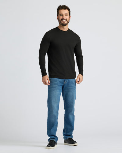 Classic Long Sleeve Crew Neck - Black